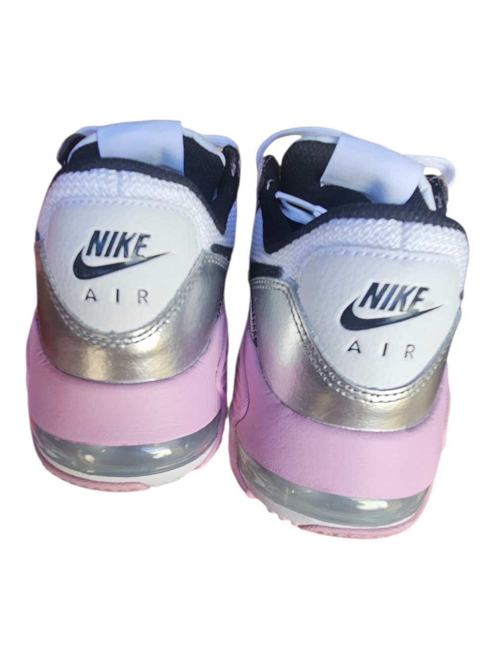 Nike Women’s Air Max Excee Sneakers in White, Pink & Black - Picture 4 of 4